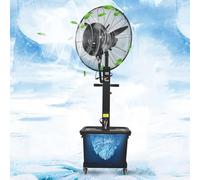 Ventilador Nebulizador Comercial Para Interiores Y Exteriores Nebulizador Ventilador Industrial Oscilante De 90° Depósito De 42L Para Taller Garaje Oficina(65cm/25.6in)