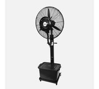 Ventilador Nebulizador de Pie Industrial Serie DILUVIO Negro 240W | Tanque 42L