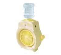 Ventilador Nebulizador,Humidificador Pulverizador Recargable USB Para Mesa - Ventilador Nebulizador Portátil Con Depósito De Agua,Para Residencia Exterior Habitación Coche Playa Escuela Residencia Ext
