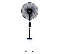 Jocca - Ventilador de Pie con Nebulizador Mando a Distancia| 3 Velocidades| 60º de Oscilación| Tanque 2,8L| Niebla Regulable| Temporizador| 40 * 40 * 127cm| Blanco