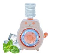Ventilador Nebulizador Portátil | Humidificador Pulverizador Recargable Por USB | Con Tanque Agua Ventilador Portátil Nebulizador,Para Residencia Exterior Habitación Coche Playa Escuela Residencia Ext