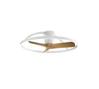Ventilador NEPAL II blanco-madera
