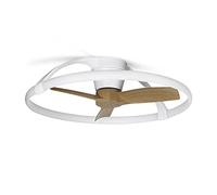Ventilador NEPAL MINI blanco con motor DC led dimable Mantra