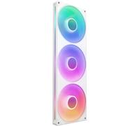Ventilador NZXT F420 RGB Core Single-Frame Blancas - Triplo Ventilador 140mm ( 420mm )