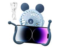 Ventilador Octtopus - Compañero de refrigeración portátil, ventilador de clip en trípode | Ventilador personal eléctrico silencioso, ventilador de enfriamiento de diseño Flexible a rápido