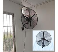 Ventilador oscilante de pared de 55 cm/21 pulgadas, 68 cm/27 pulgadas y 78 cm/30 pulgadas, ventilador eléctrico industrial de pared, potente ventilador de refrigeración, 3 velocidades, oscilación de