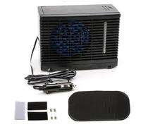 Ventilador para encendedor de cigarrillos, mini ventilador portátil para automóvil de 12 V con velocidades de viento rápidas y bajas, enchufe para encendedor de cigarrillos, enfriamiento evapora