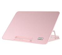 Ventilador para Portátil 12 "-17" Quiet Laptop Cooler Cooling Pad Stand con 2 Puertos USB Powered Quiet Fans Notebook Cooler Base Refrigeradora Portátil (Color : Pink, Size : 36 * 25.5 * 2.5cm)