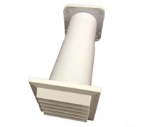 Ventilador pasivo a través de la pared con tecnología de ventilación de presión, filtración de aire y protección de rejilla de lluvia