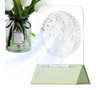 Ventilador pequeño silencioso, ventilador de escritorio | Ventilador personal mesa tranquila - Circulador de aire para el escritorio dormitorio cubículo de viaje al aire libre viaje camping dormir