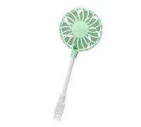 Ventilador pequeño USB, enchufes directos portátiles, giros de 360 grados, ventilador de escritorio, refrigeración silenciosa para oficinas, dormitorios, viajes, opción de 3 colores, tamaño USB