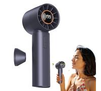 Ventilador pequeño | Ventilador portátil de mano sin aspas con tecnología Turbo | Potente motor de alta velocidad, dispositivos geniales recargables tipo C para el hogar, actividades al aire libre