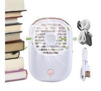Ventilador Personal - 3 Velocidades Recargable Silencioso Portátil,Ventiladores De Cuello Recargables Que Expulsan Aire Frío - Para Exteriores Hogar Deportes Viajes Pesca Niños Hombres Mujeres