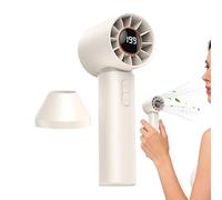 Ventilador personal | 6 velocidades enfriador de aire con pantalla digital - Pequeño ventilador portátil recargable - Para Hiking, Beach, Picnic, Outdoor, Running, Cycling, Fishing, Travel, Camping
