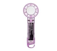 Ventilador personal de 3 velocidades ajustables, enfriador de velocidad de 5,4 x 5,2 x 14,2 cm, ventilador de gancho, tamaño portátil para vacaciones, camping, senderismo, mochileros, playa, picnic