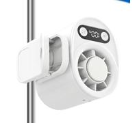 Ventilador personal de abrazadera | Ajustable recargable, mini ventilador de abrazadera de 100 velocidades | para viajes, camping, golf, playa, música, festival, ciclismo, jardinería, hombres, mujeres