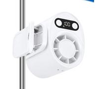 Ventilador personal de abrazadera, silencioso, ajustable, recargable, mini ventilador de 100 velocidades, para hombres, mujeres, niños, personas mayores, viajes, camping, música, festivales, ciclismo