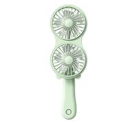 Ventilador Personal De Bolsillo - Abanico Eléctrico Refrescante Manual,3 Velocidades Recargable Para Clima Cálido Uso En Escritorio Jogging Pesca Jardinería Senderismo Barbacoa Playa