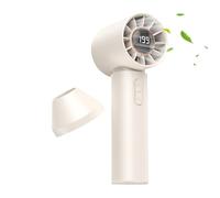 Ventilador Personal de Mano | 6 velocidades enfriador de aire con pantalla digital - Ventilador De Mano Portátil Recargable | Para Hiking, Beach, Picnic, Outdoor, Running, Cycling, Fishing, Travel, Ca