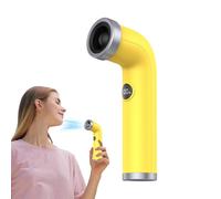 Ventilador personal - Ventilador de viaje sin hojas - Recargable con 100 velocidades al aire libre dormitorio patio escritorio patio Campada Escumento Desktop Deskotless discurso sin estar