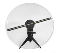 Ventilador personalizable del holograma 3D con las luces LED del alto brillo perfectas para las promociones
