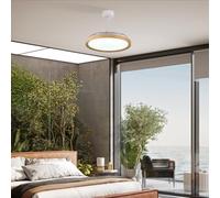 Mantra Iluminación Ventilador de techo LED Mistral decoración madera DC silencioso Ø 106 cm