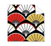 Ventilador Plegable Rojo Negro Golden Gafas Ropa de Limpieza Regalo Teléfono Protector Limpiador 5pcs