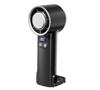 Ventilador portátil - 100 velocidades, accesorio de flujo de aire recargable con pantalla digital | 4000 mAh, mini ventilador portátil, para senderismo, viajes, camping, playa