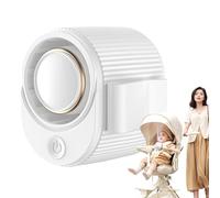 Ventilador portátil a clip, mini ventilador indossabile en vita e al collo, per vestiti, cappello, corpo, ventole silenziose senza lama, ventole di raffreddamento a mani libere, per viaggi