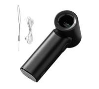 Ventilador portátil, acondicionador de mano recargable, enfriador personal ligero de 5 velocidades para viajes, camping, dormitorio, automóvil, uso al aire libre y playa, 4.7 x 2.2 x 1.65 pulgadas