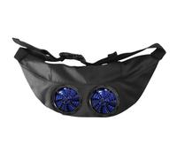 Ventilador portátil - Cintura alimentada por USB negra, riñonera personal portátil para el cuerpo, alimentada por USB con fuerte flujo de aire para almacén, alta temperatura, exteriores