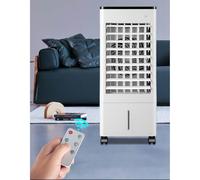 Ventilador portátil con aire acondicionado, Aire acondicionado portátil, 3 en 1, control remoto, temporizador de 15 horas, apagado automático inteligente, 9 L, ventilador de 3 velocidades