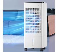 Ventilador portátil con aire acondicionado, Aire Acondicionado Portátil Tanque 9L 3 Velocidades Temporizador 15H Sin Conductos