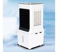 Ventilador portátil con aire acondicionado, EvapCooler portátil sin conductos CA 60°Osc QuietVentless 12L 27x27x58cm