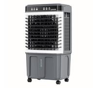 Ventilador portátil con aire acondicionado, Refrigerador portátil Evap, 80-90cm, 3 velocidades, 12H, temporizador Osc, sin manguera, tanque grande(Remote Control Type,80cm)