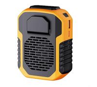 Ventilador portátil con clip de cintura con batería de 6000 mAh, enfriador de cuerpo recargable montado en cinturón para senderismo, camping, pesca, dispositivo personal de flujo de aire fuerte con