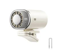 Ventilador Portátil con Clip, para Coche, Recargable y de Manos Libres para