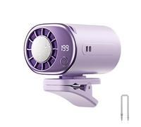 Ventilador Portátil con Clip, para Coche, Recargable y de Manos Libres para