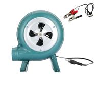 Ventilador portátil de 12 V2 A para barbacoa con clip de batería, apto para cocina, restaurante, fundición de metal, funciona con pilas