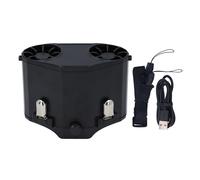 Ventilador portátil de 20000máh Batería 3 en 1 cintura CLIP LANYARD Ventilador de velocidad Paso Trabajo al aire libre Camping Camping