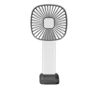 Ventilador Portátil de 3 Velocidades Ajustables USBC, Base de Soporte de Vídeo