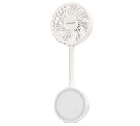 Ventilador portátil de 3 velocidades con fijación magnética y soporte de pie