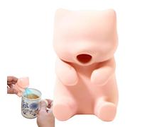 Ventilador portátil de 6 pulgadas recargable por USB, diseño de gato, mini ventilador para enfriar comidas y bebidas calientes, eficiencia energética, silencioso, con tamaño compacto apto para viajes