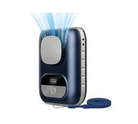 Ventilador Portátil de Cintura, 4000 MAh, Potente Ventilador de Cuello para Refrigeración en el Hogar/Exteriores, 10500 RPM, Pantalla LED, 5