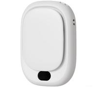 Ventilador portátil de cintura con clip con 4 velocidades ajustables y 2000 mAh recargable USB alimentado por USB enfriador de cinturón para trabajo al aire libre, camping, senderismo, viajes, verde