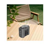 Ventilador Portátil de Cintura con Linterna, 15000 MAh, Recargable, Versátil, con Luz para Montar A Caballo, Caminar, Viajar Al Aire Libre, C