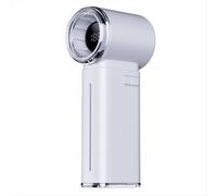 Ventilador portátil de mano con 199 niveles de velocidad y enfriamiento por vapor de hielo, mini ventilador recargable por USB, pantalla inteligente