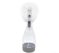 Ventilador portátil de pulverización de agua con spray de agua fino, dispositivo de refrigeración personal silencioso para deportes al aire libre y viajes a la playa (blanco)