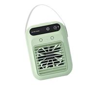 Ventilador portátil de refrigeración de aire acondicionado de 500 ml, acondicionador pequeño de 2 velocidades, nebulización de agua para dormitorio, ventilador humidificador recargable por USB