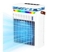 Ventilador Portátil De Rocío Soplador De Escritorio De 6 Velocidades Con